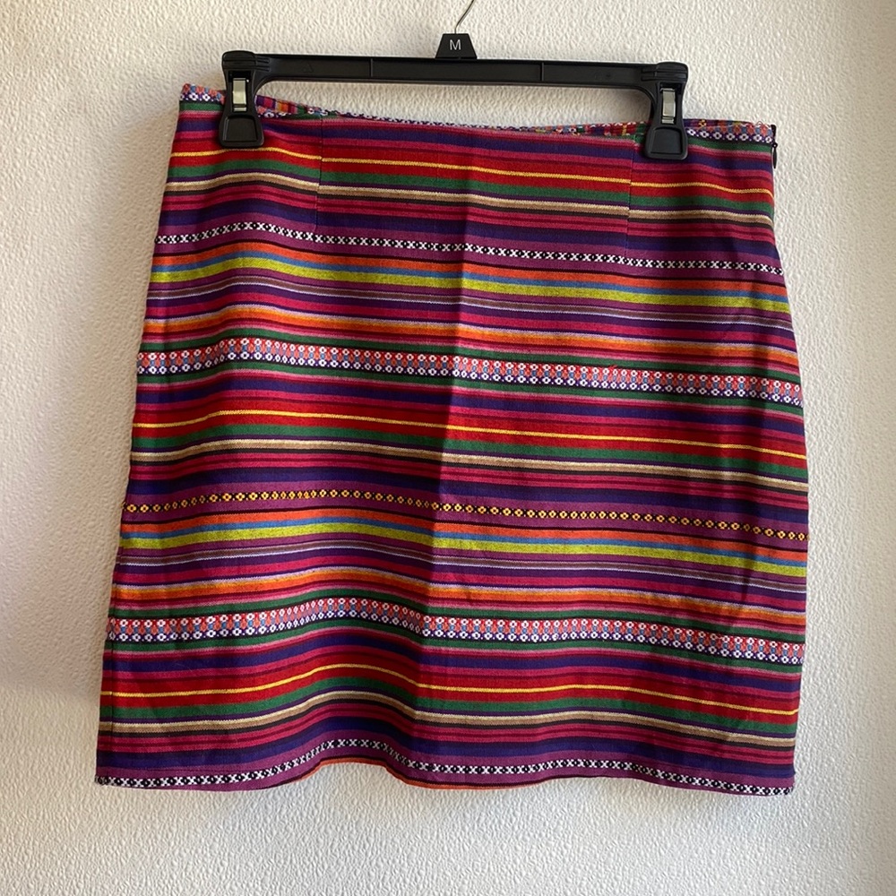 Shrinking Violet Tapestry Print Skirt